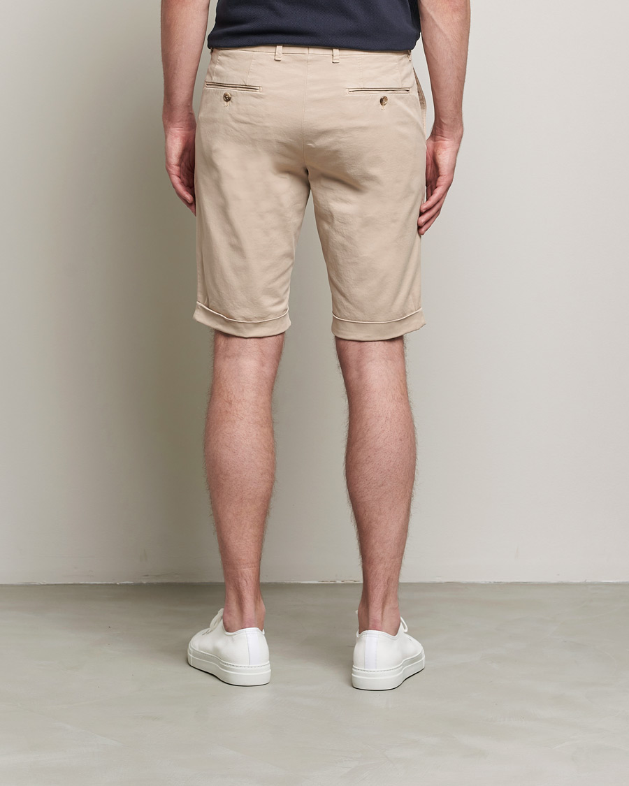 Heren | Korte broek | Oscar Jacobson | Declan Cotton Shorts Washed Sand