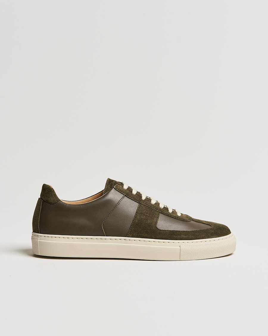 Heren | Sweyd 0662 Calf/Suede Sneakers Moss | Sweyd | 0662 Calf/Suede Sneakers Moss