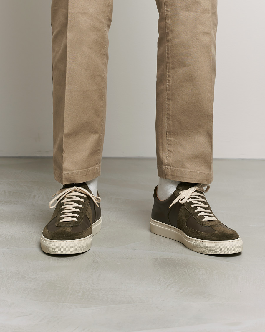 Heren | Sweyd 0662 Calf/Suede Sneakers Moss | Sweyd | 0662 Calf/Suede Sneakers Moss