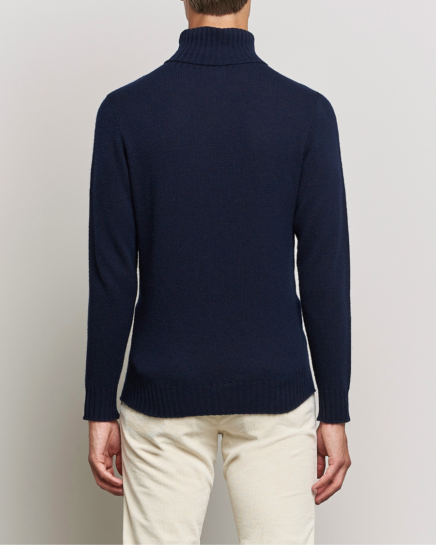 Heren | Truien | Altea | Wool/Cashmere Turtleneck Sweater Navy