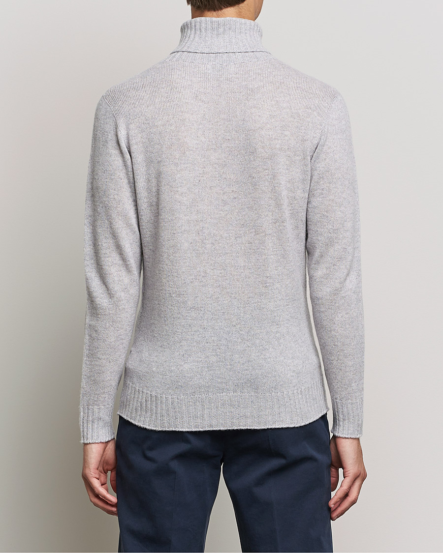 Heren | Truien | Altea | Wool/Cashmere Turtleneck Sweater Light Grey