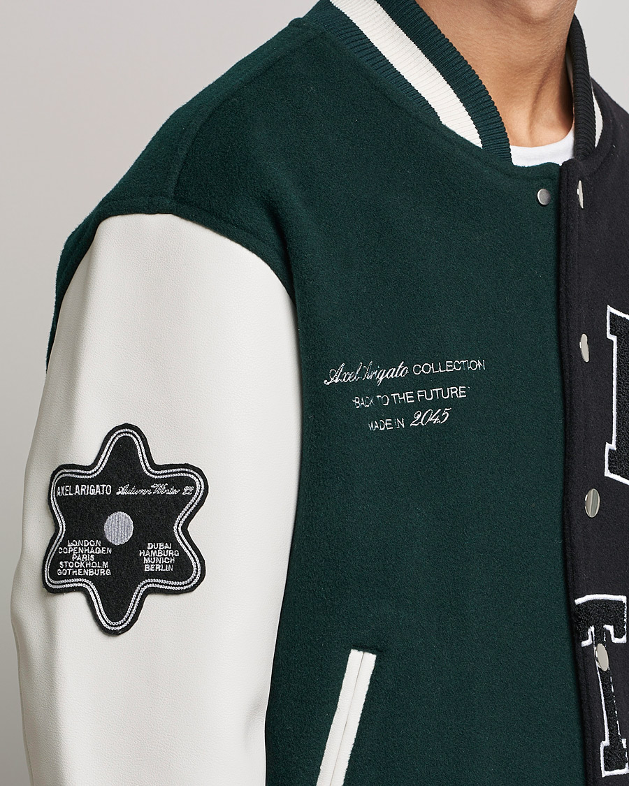 Heren | Jassen | Axel Arigato | Offense Varsity Jacket College Green/Black