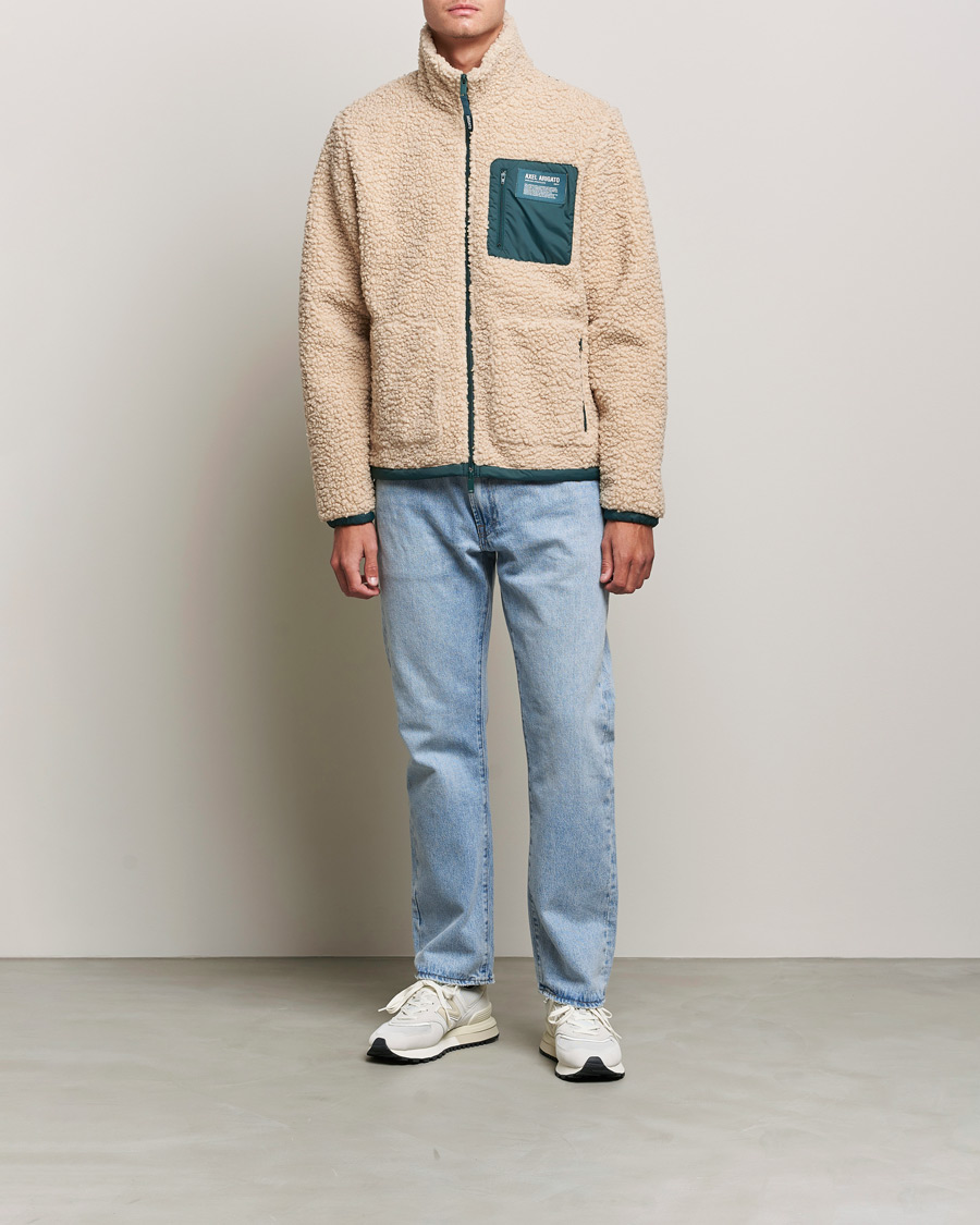 Heren | Truien | Axel Arigato | Billie Fleece Jacket Beige