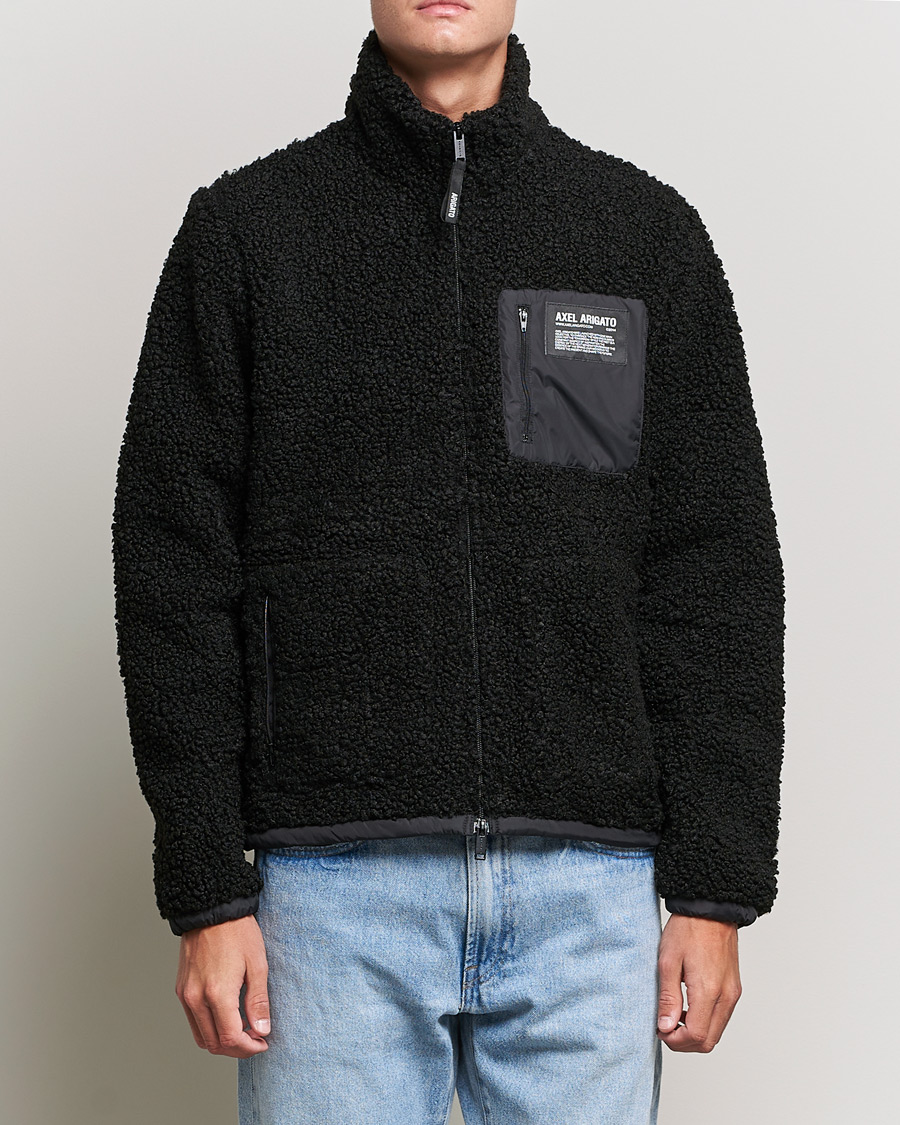 Heren | Fleece truien | Axel Arigato | Billie Fleece Jacket Black