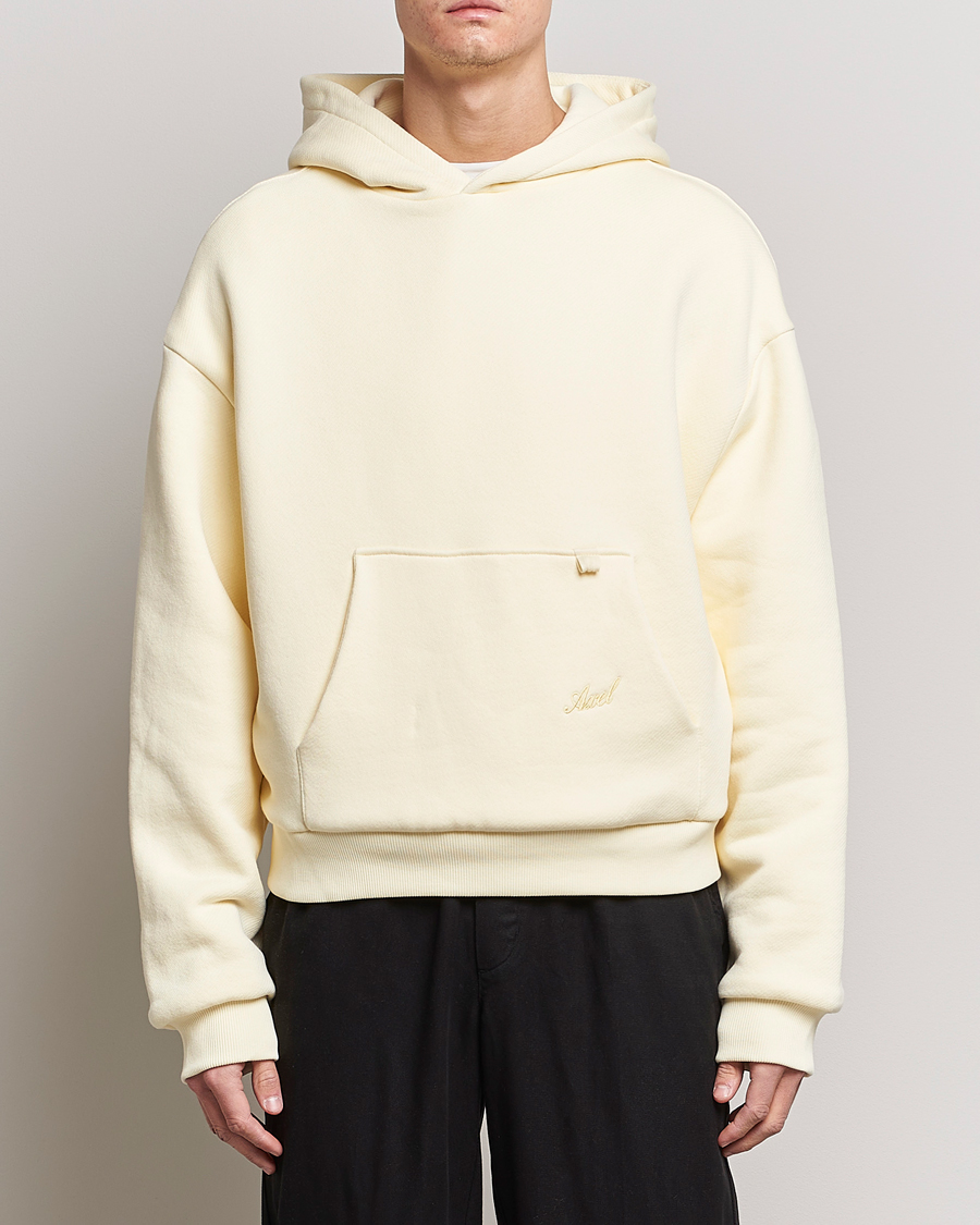 Heren | Truien | Axel Arigato | Title Hoodie Pale Yellow