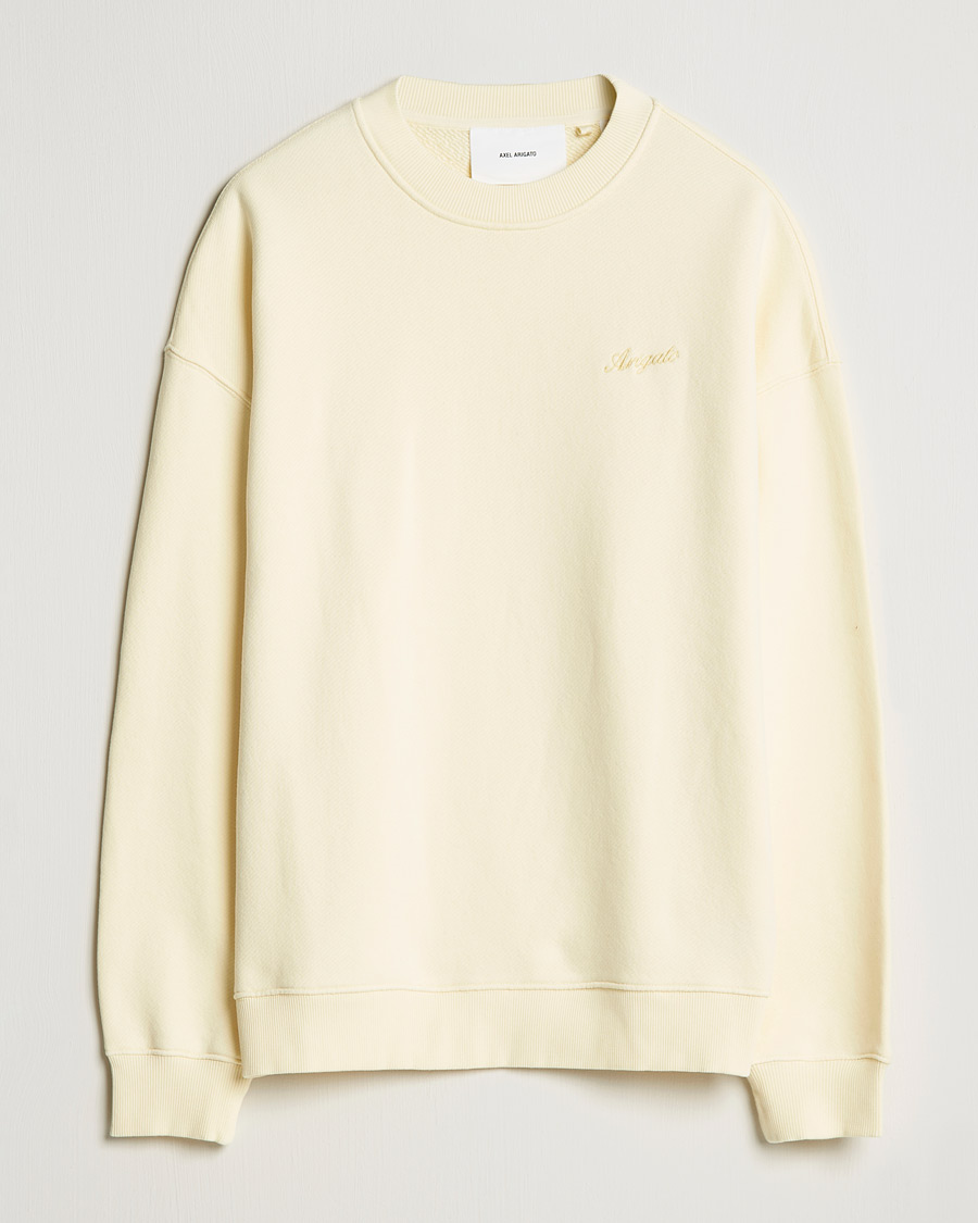 Heren | Truien | Axel Arigato | Primary Sweatshirt Pale Yellow