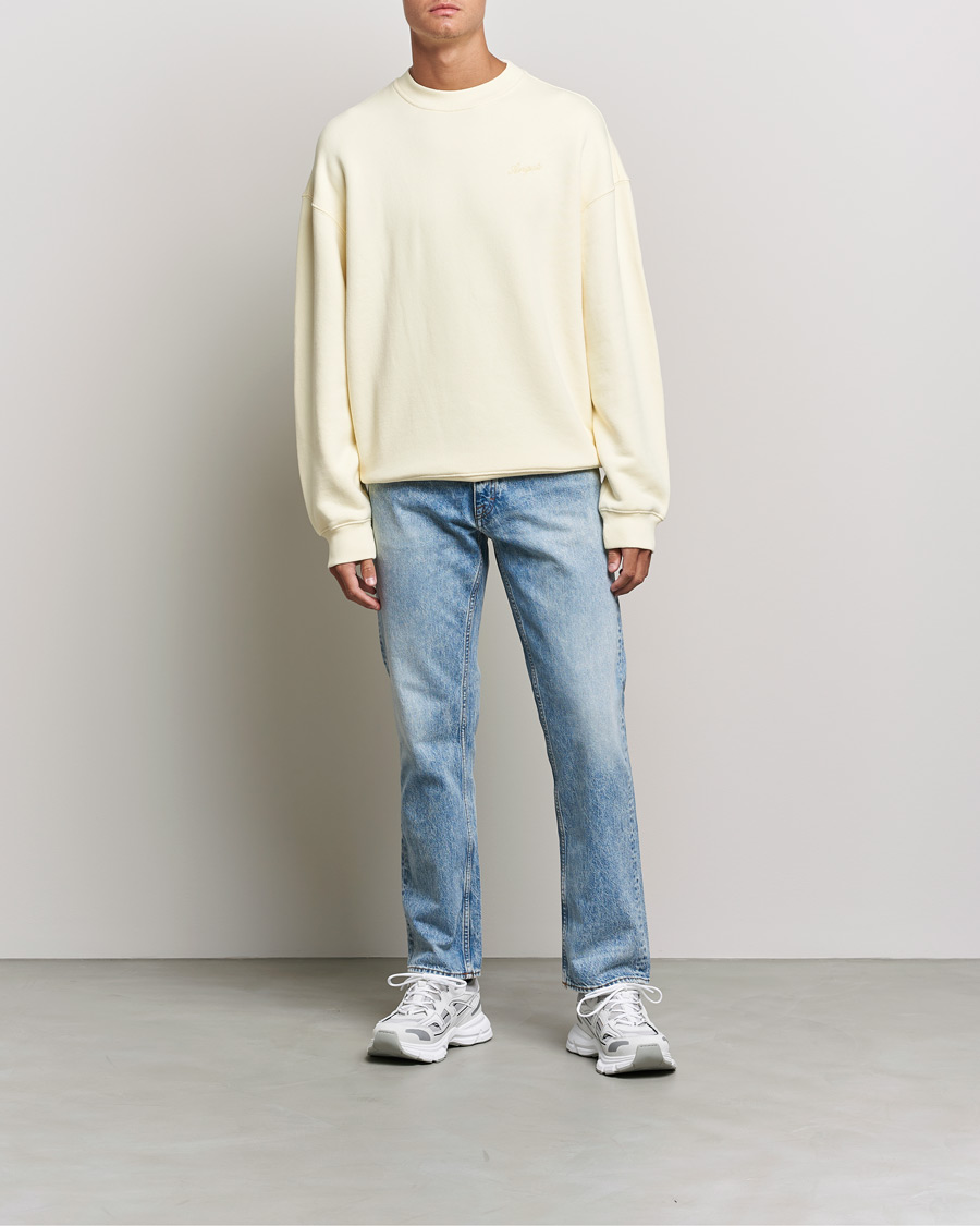 Heren | Truien | Axel Arigato | Primary Sweatshirt Pale Yellow