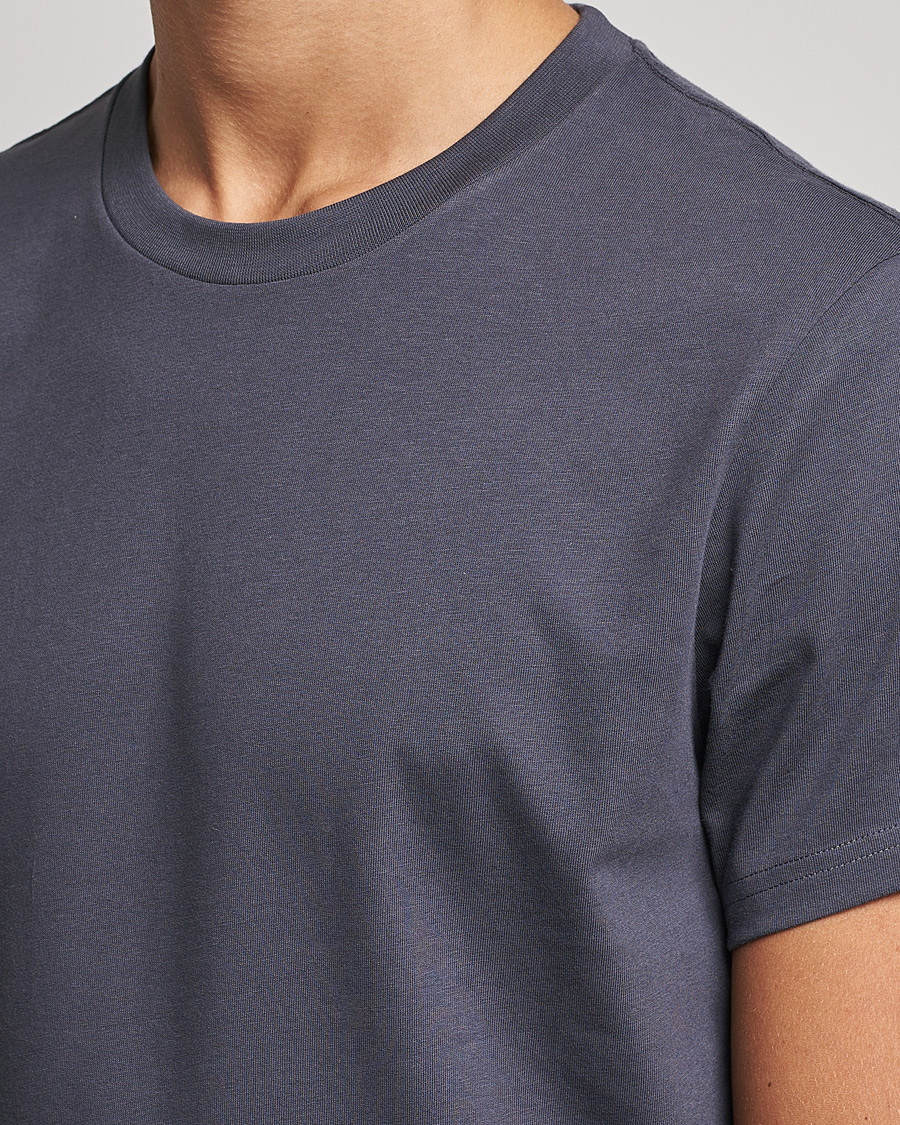 Heren | T-shirts | Bread & Boxers | Heavy Cotton Crew Neck T-shirt Iron Grey