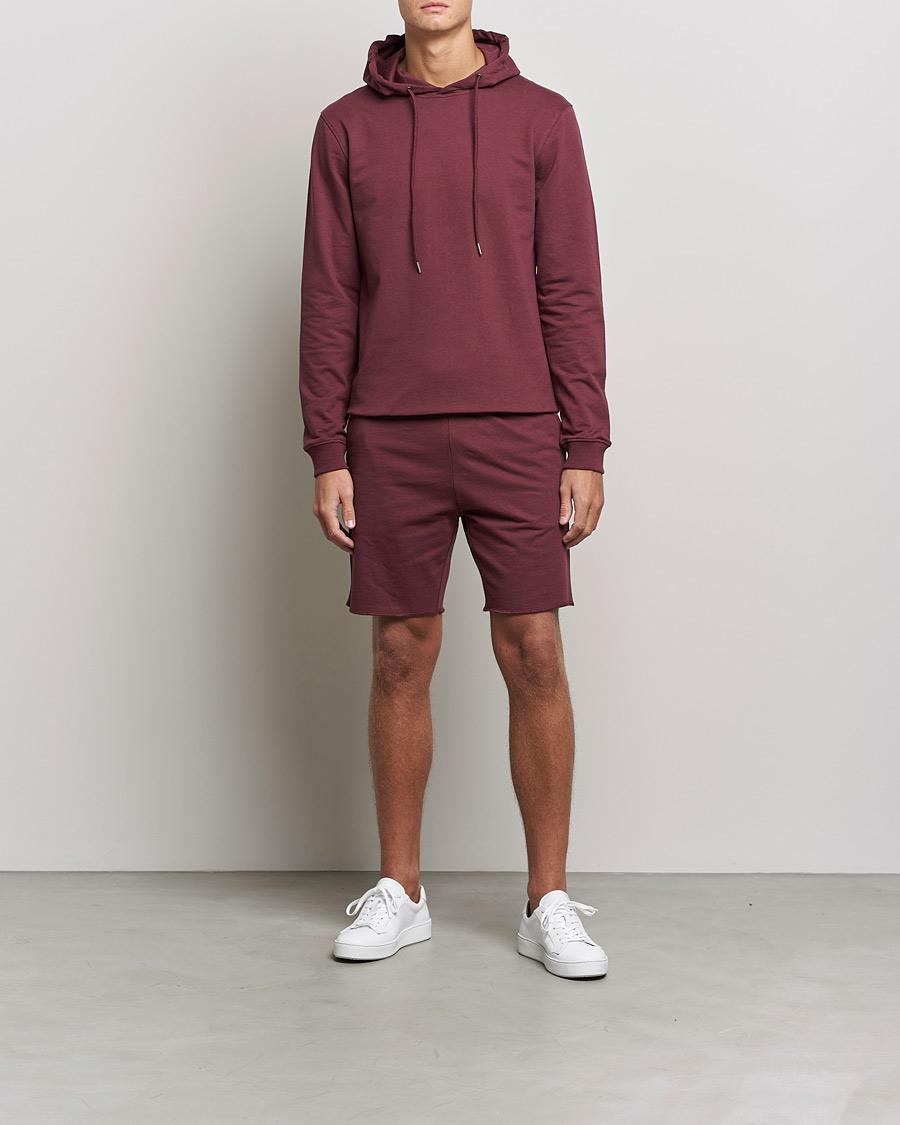 Heren | Truien | Bread & Boxers | Loungewear Hoodie Burgundy
