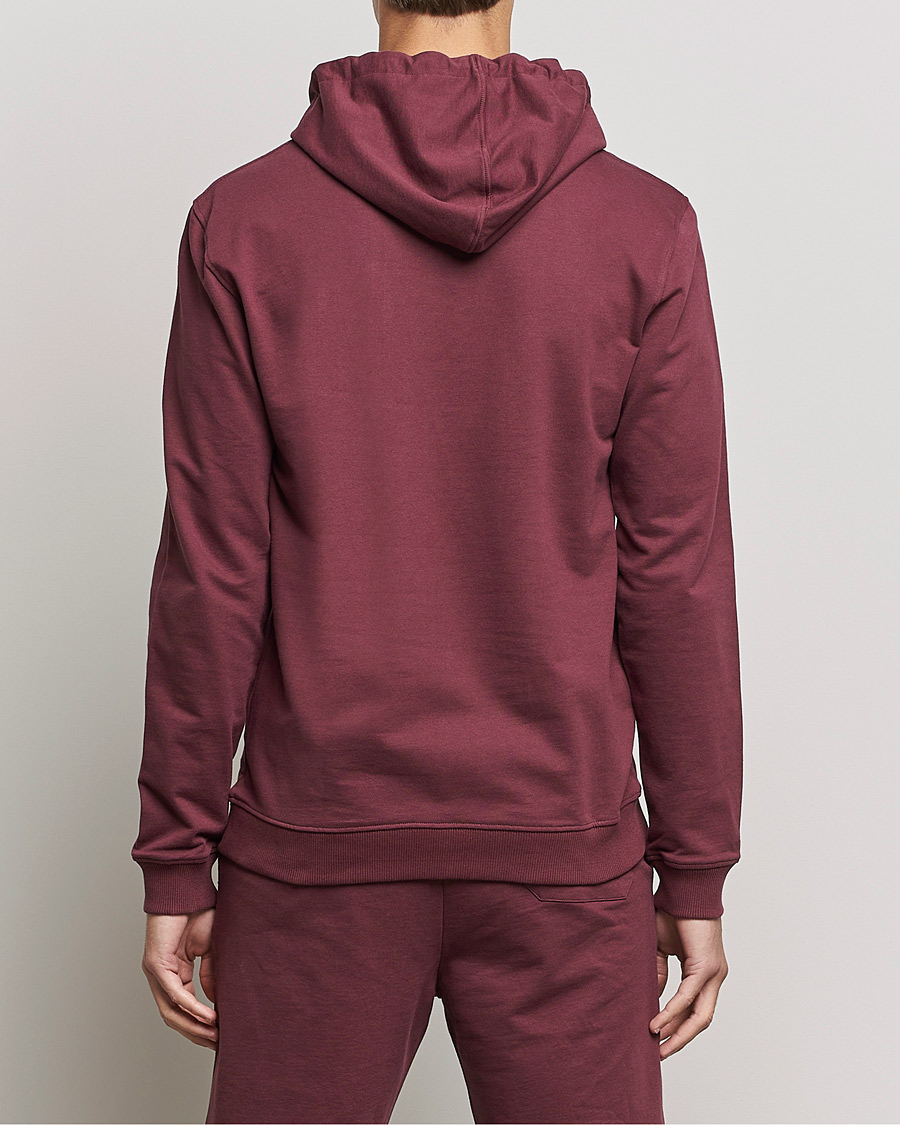 Heren | Truien | Bread & Boxers | Loungewear Hoodie Burgundy