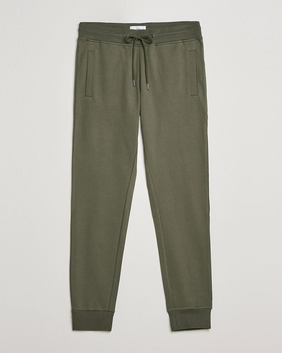 Heren | Broeken | Bread & Boxers | Loungewear Pants Army Green