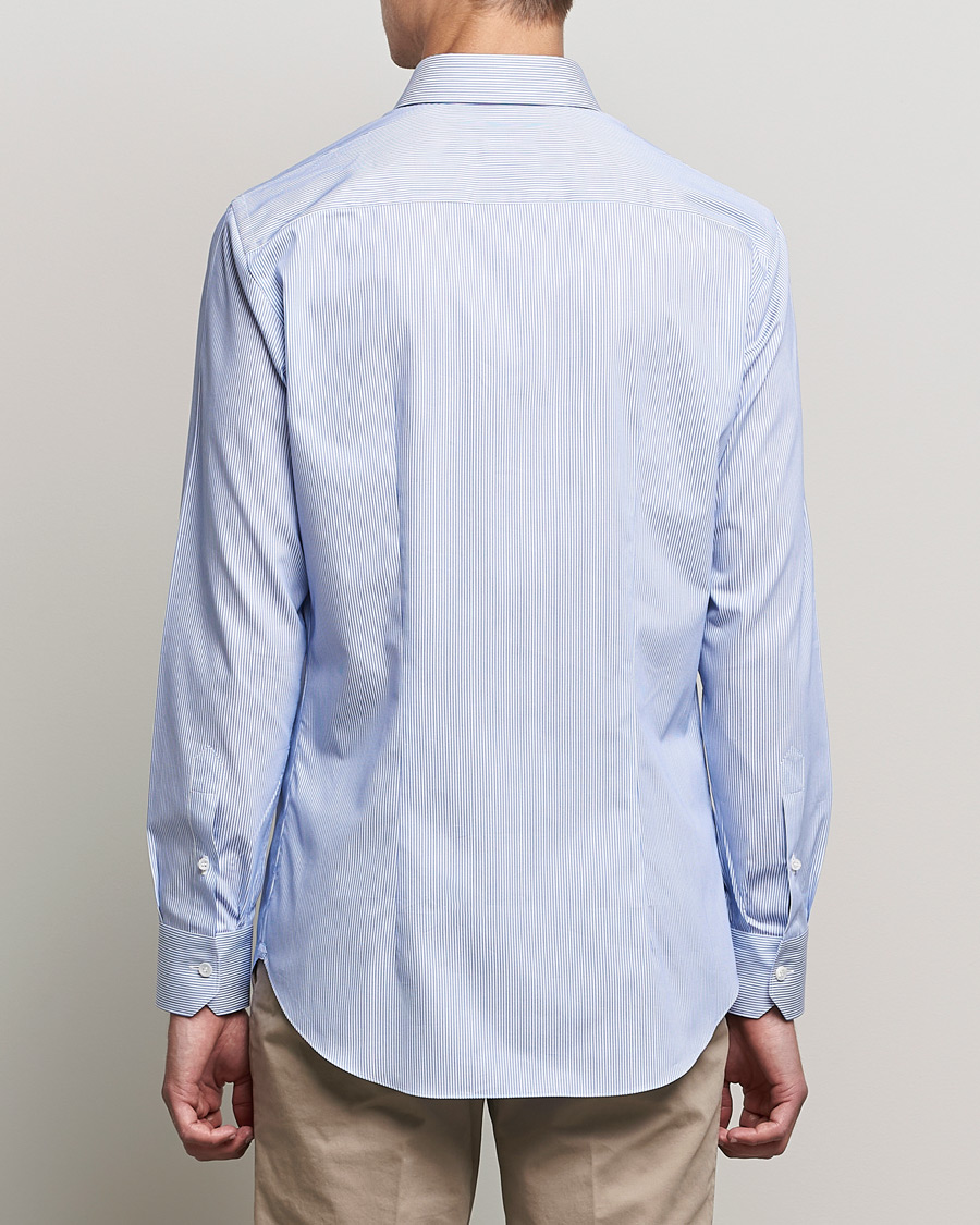 Heren | Overhemden | Brioni | Slim Fit Dress Shirt Light Blue Stripe