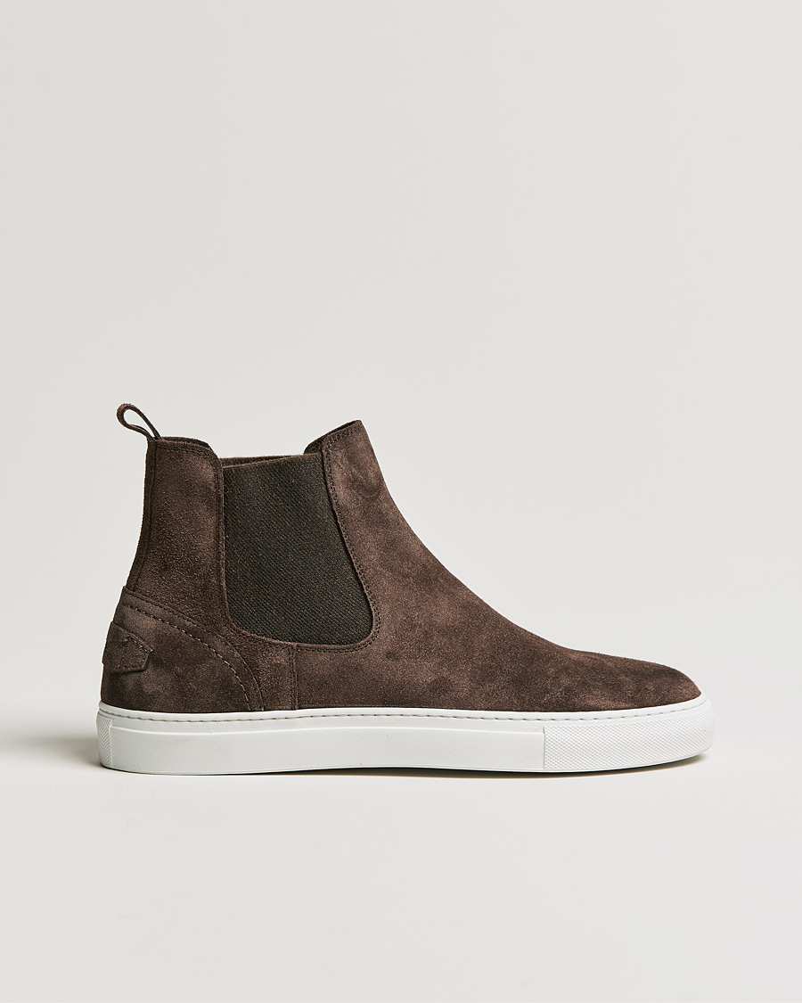 Heren | Brioni Classic Sneakers Dark Brown Suede | Brioni | Classic Sneakers Dark Brown Suede