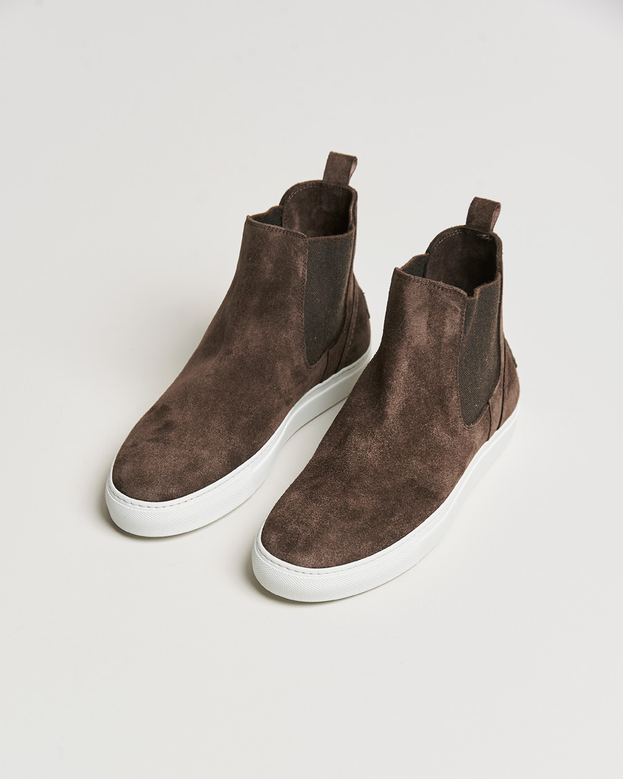 Heren | Brioni Classic Sneakers Dark Brown Suede | Brioni | Classic Sneakers Dark Brown Suede