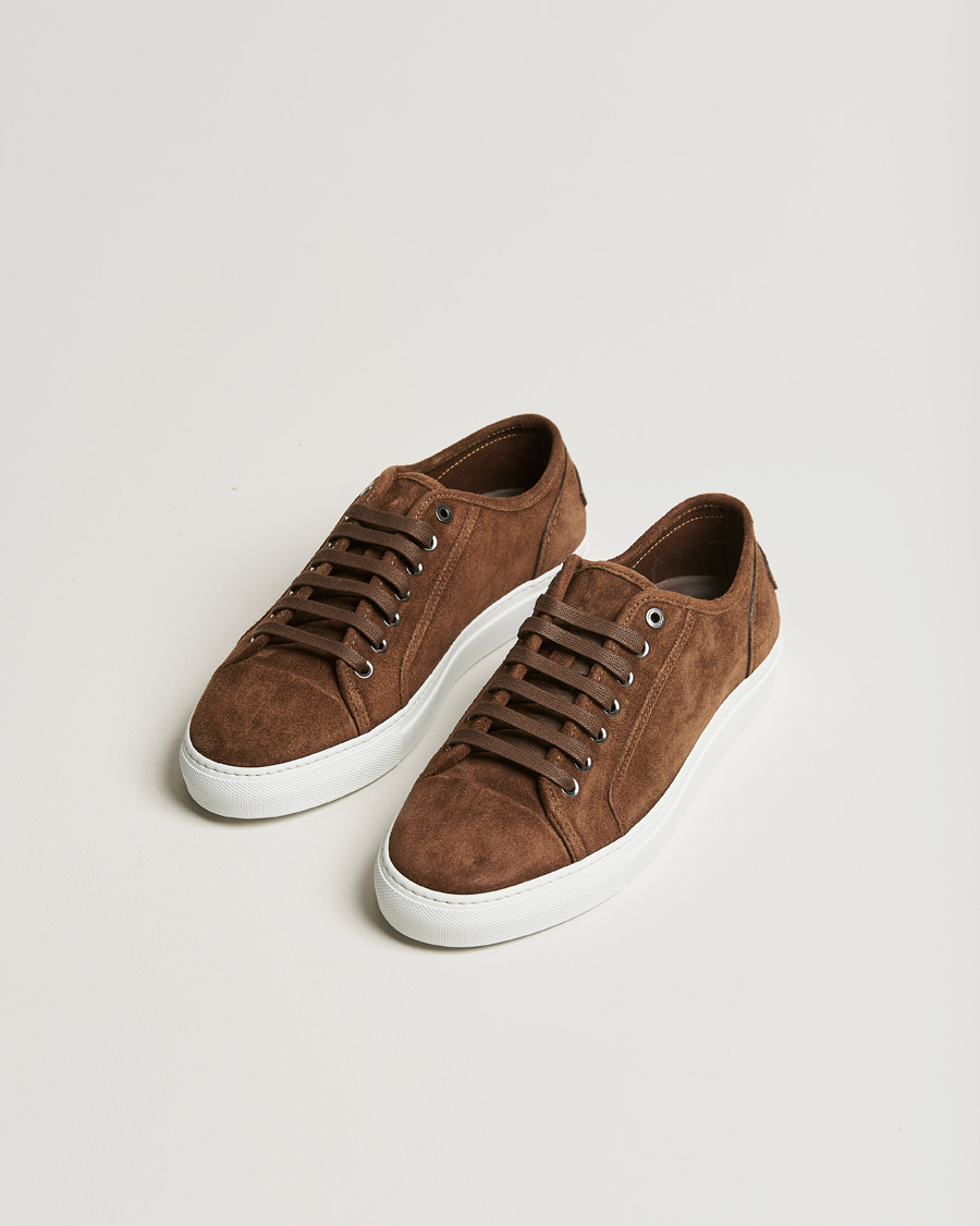 Heren | Brioni Casetta Suede Sneakers Brown | Brioni | Casetta Suede Sneakers Brown