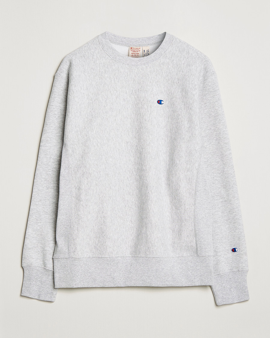 Heren | Truien | Champion | Reverse Weave Soft Fleece Sweatshirt Grey Melange