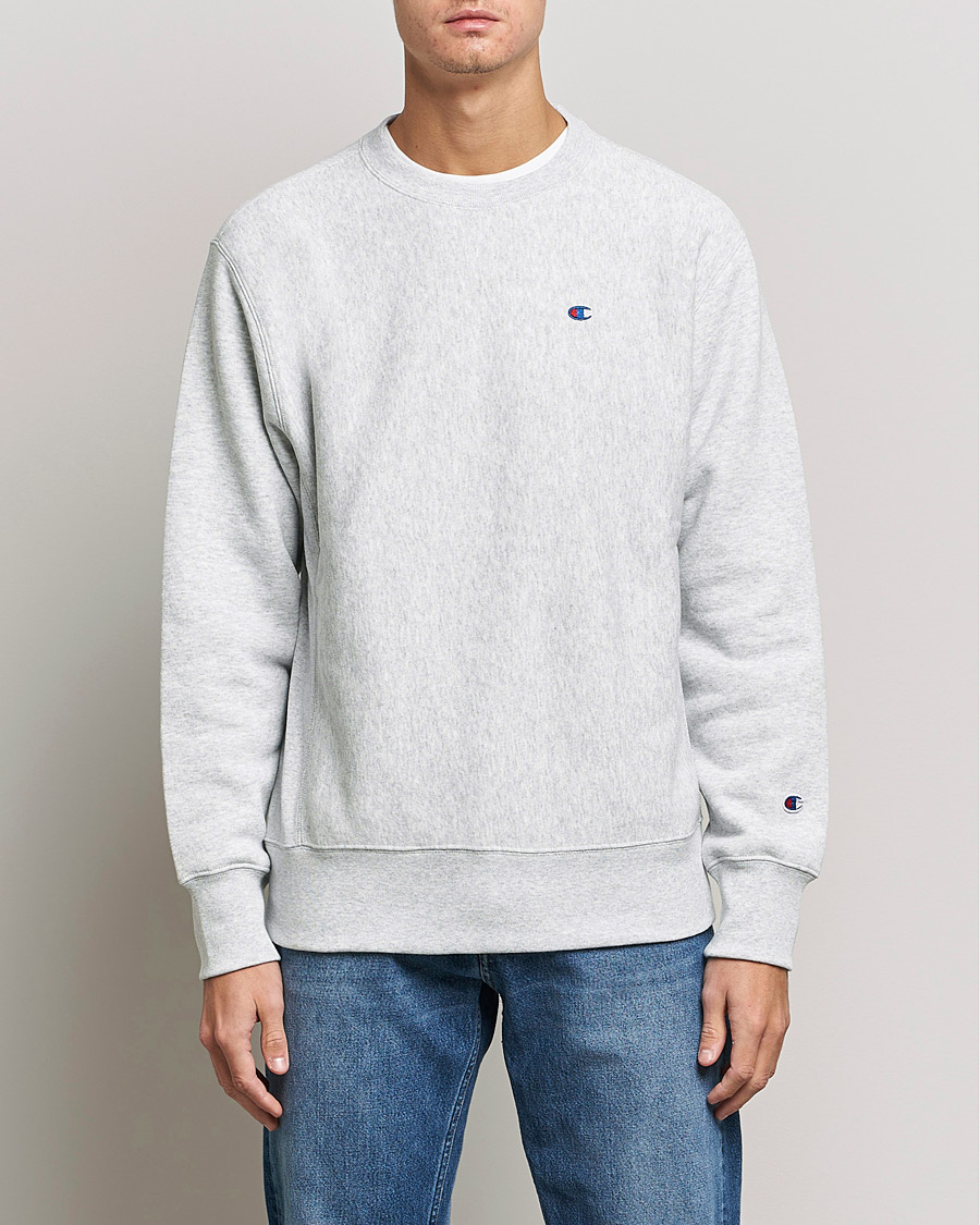 Heren | Truien | Champion | Reverse Weave Soft Fleece Sweatshirt Grey Melange