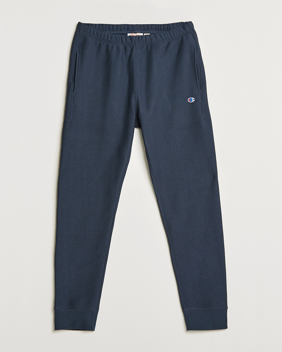 Heren | Broeken | Champion | Reverse Weave Soft Fleece Sweatpants Navy