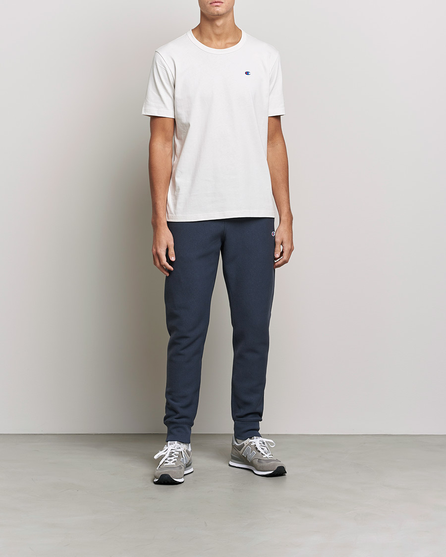Heren | Broeken | Champion | Reverse Weave Soft Fleece Sweatpants Navy