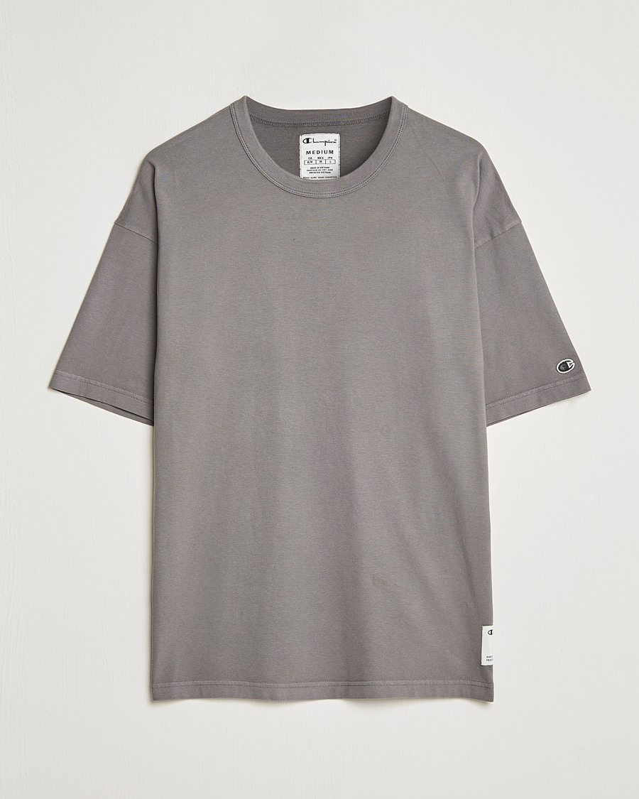 Heren | T-shirts | Champion | Heritage Garment Dyed T-Shirt Dark Grey