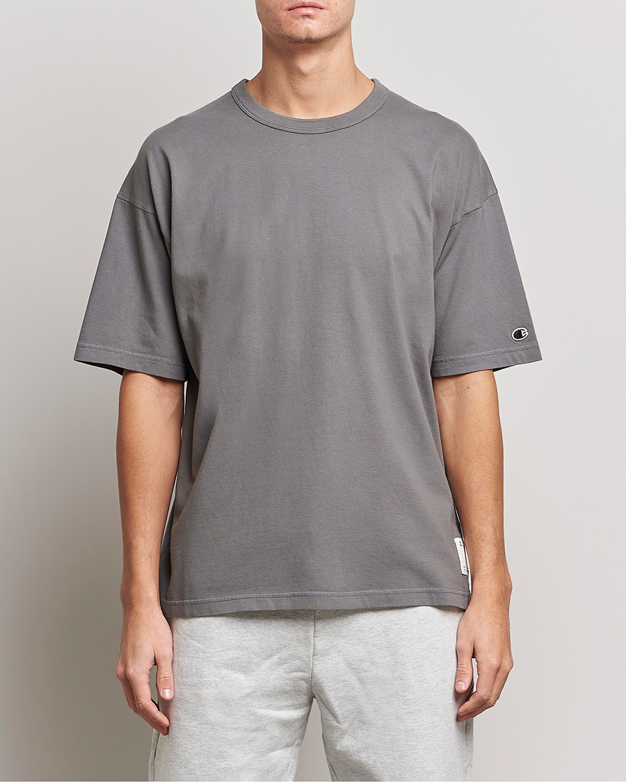 Heren | T-shirts | Champion | Heritage Garment Dyed T-Shirt Dark Grey