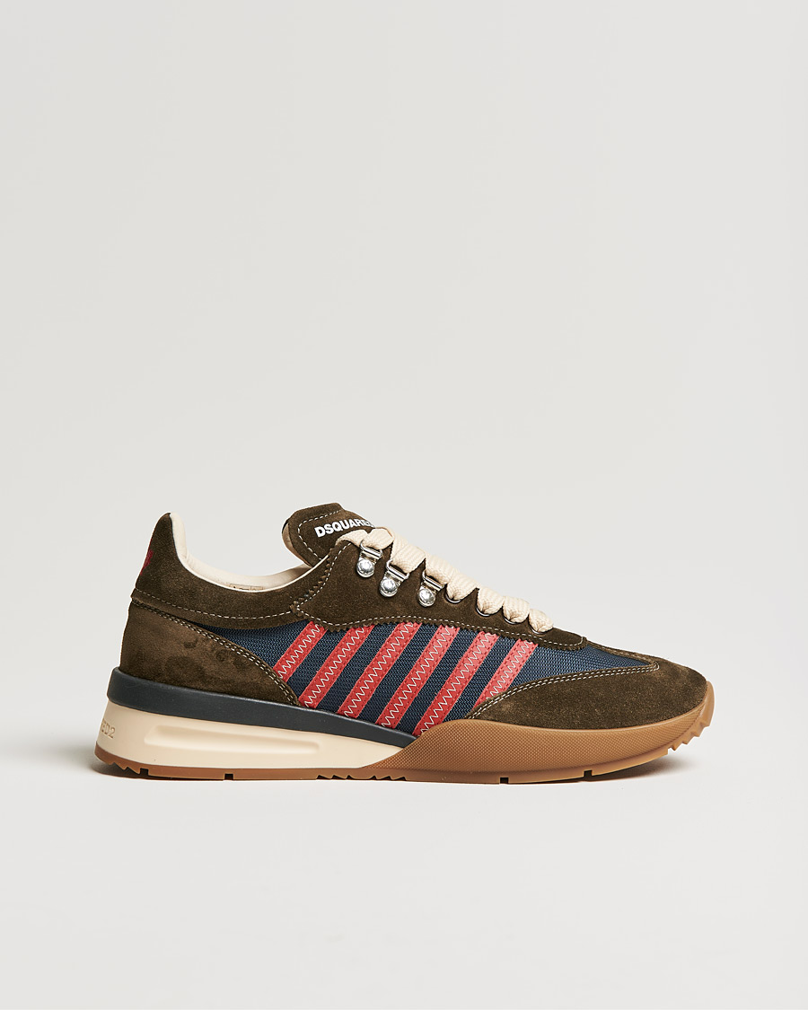 Heren | Dsquared2 Legend Sneakers Brown/Red | Dsquared2 | Legend Sneakers Brown/Red