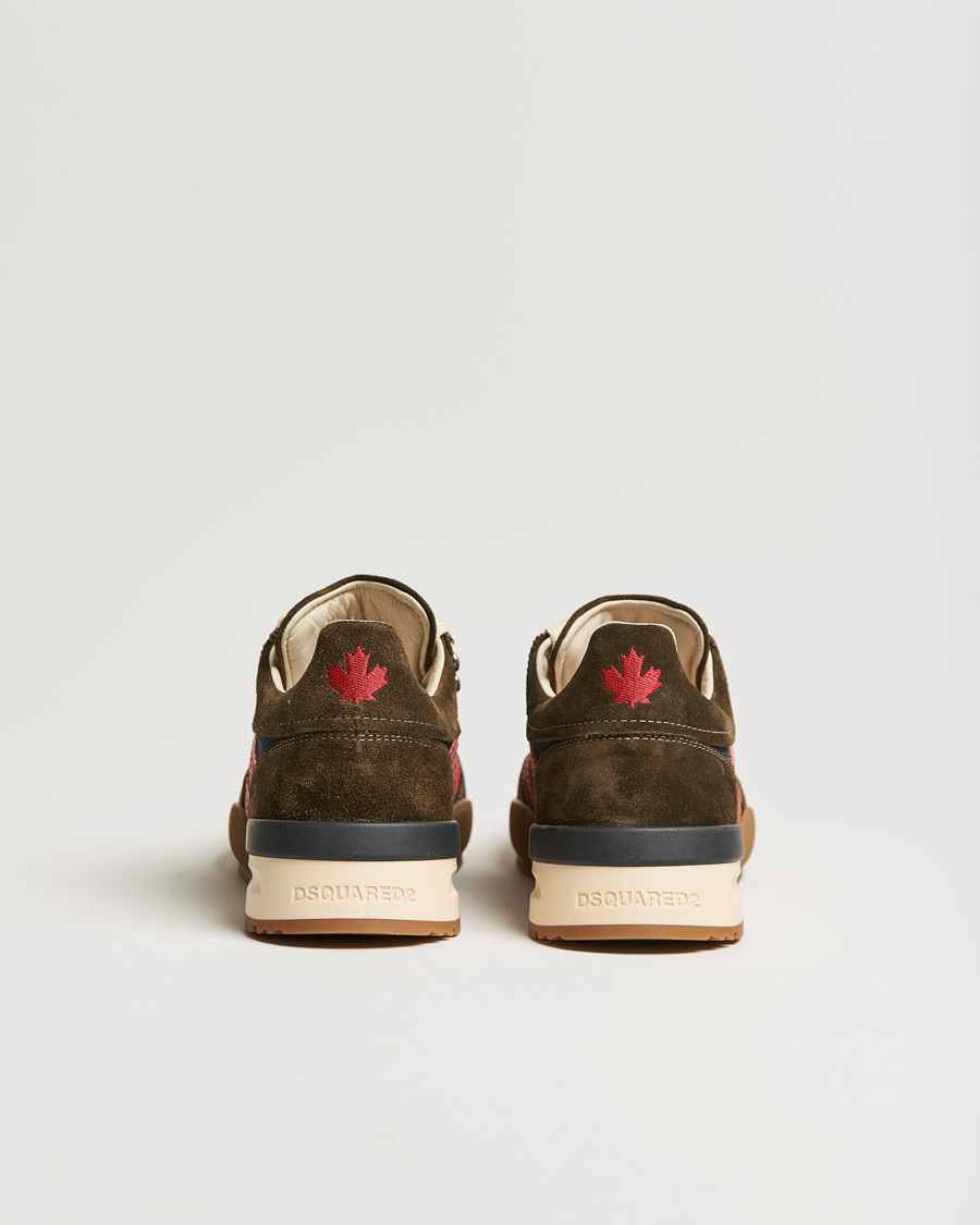 Heren | Dsquared2 Legend Sneakers Brown/Red | Dsquared2 | Legend Sneakers Brown/Red