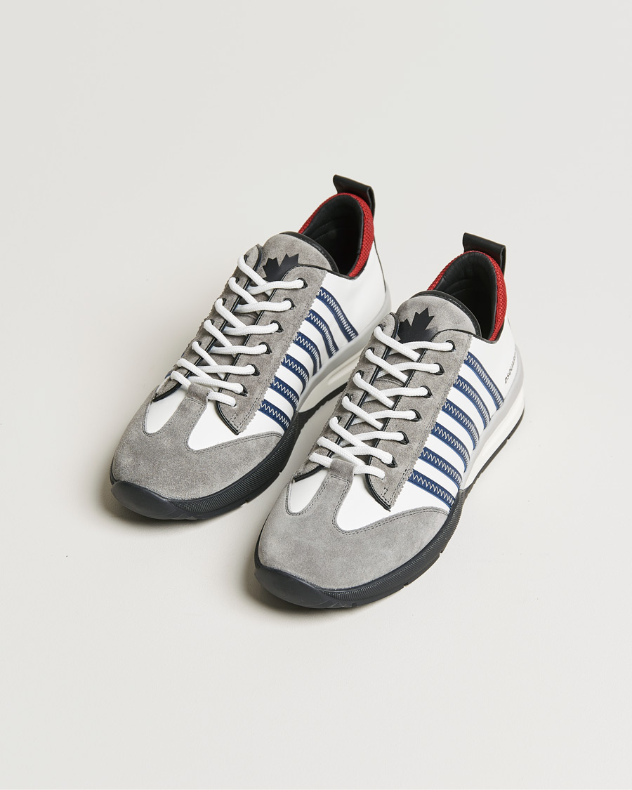 Heren | Dsquared2 Legend Sneakers White/Blue | Dsquared2 | Legend Sneakers White/Blue