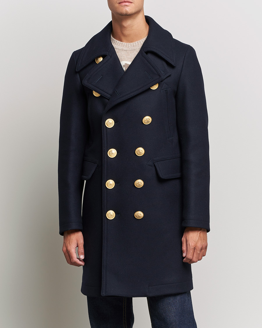 Heren | Jassen | Dsquared2 | Double Breasted Sailor Coat Navy
