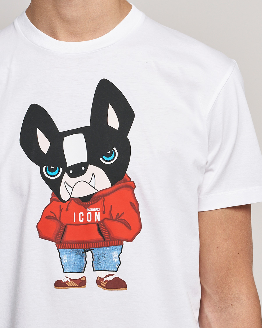 Heren | T-shirts | Dsquared2 | Icon Ciro Tee White