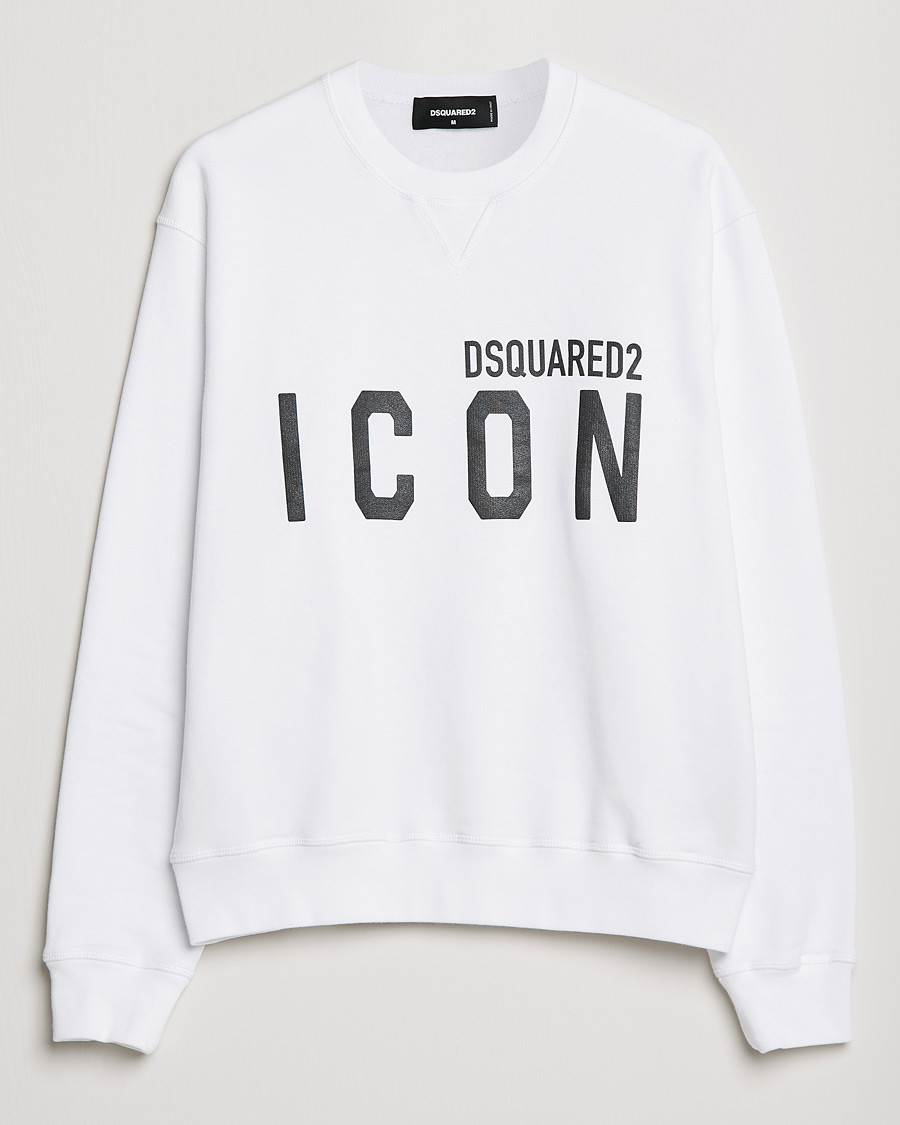 Heren | Dsquared2 | Dsquared2 | Icon Logo Sweatshirt  White