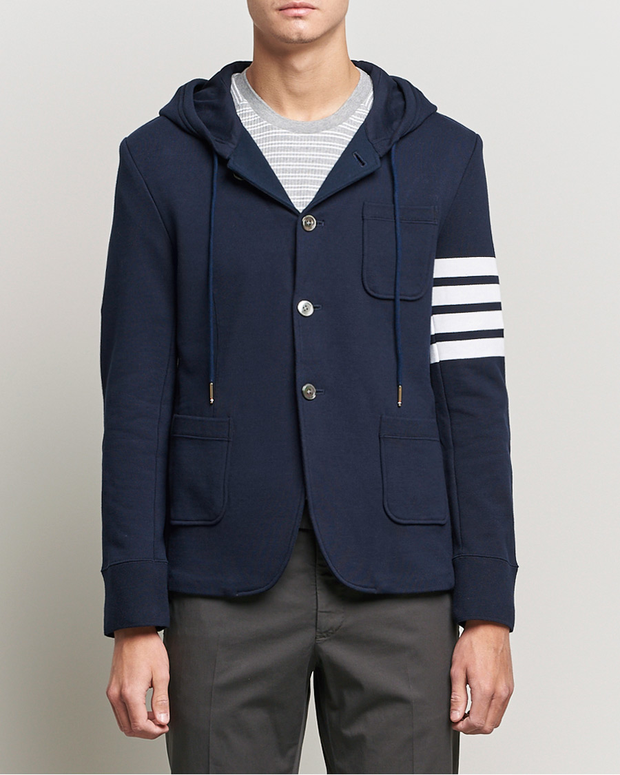 Heren | Blazers | Thom Browne | Hooded Sport Coat Navy