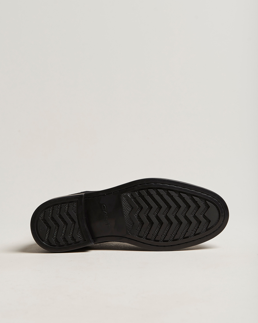 Heren | GANT Brookly Suede Chelsea Boot Black | GANT | Brookly Suede Chelsea Boot Black