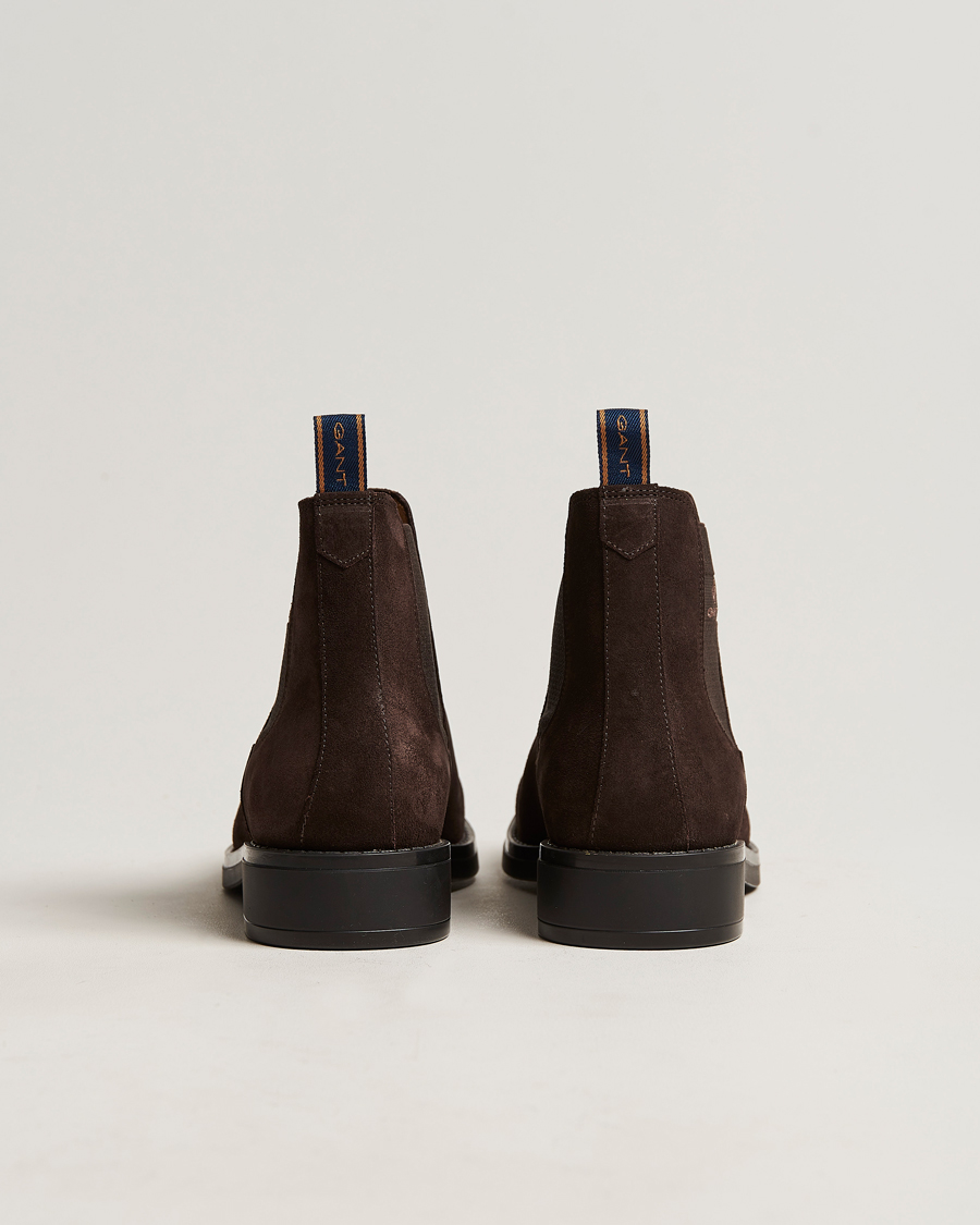 Heren | GANT Brookly Suede Chelsea Boot Dark Brown | GANT | Brookly Suede Chelsea Boot Dark Brown