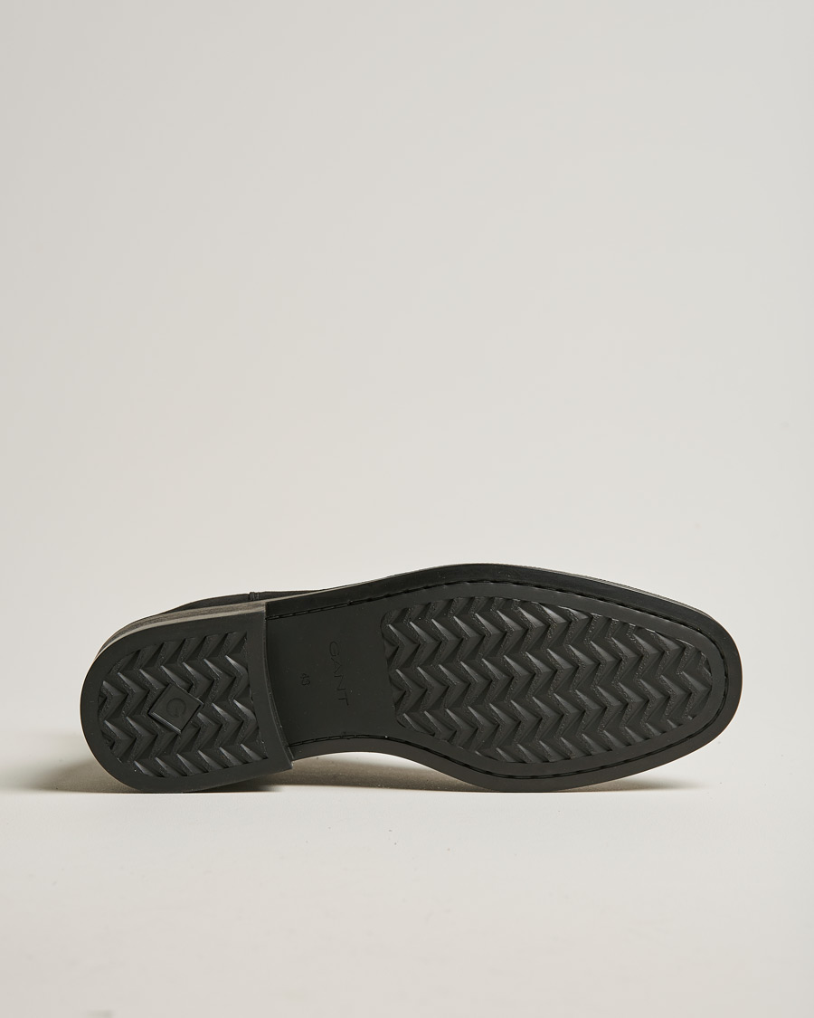 Heren | GANT Brockwill Suede Chelsea Boot Black | GANT | Brockwill Suede Chelsea Boot Black