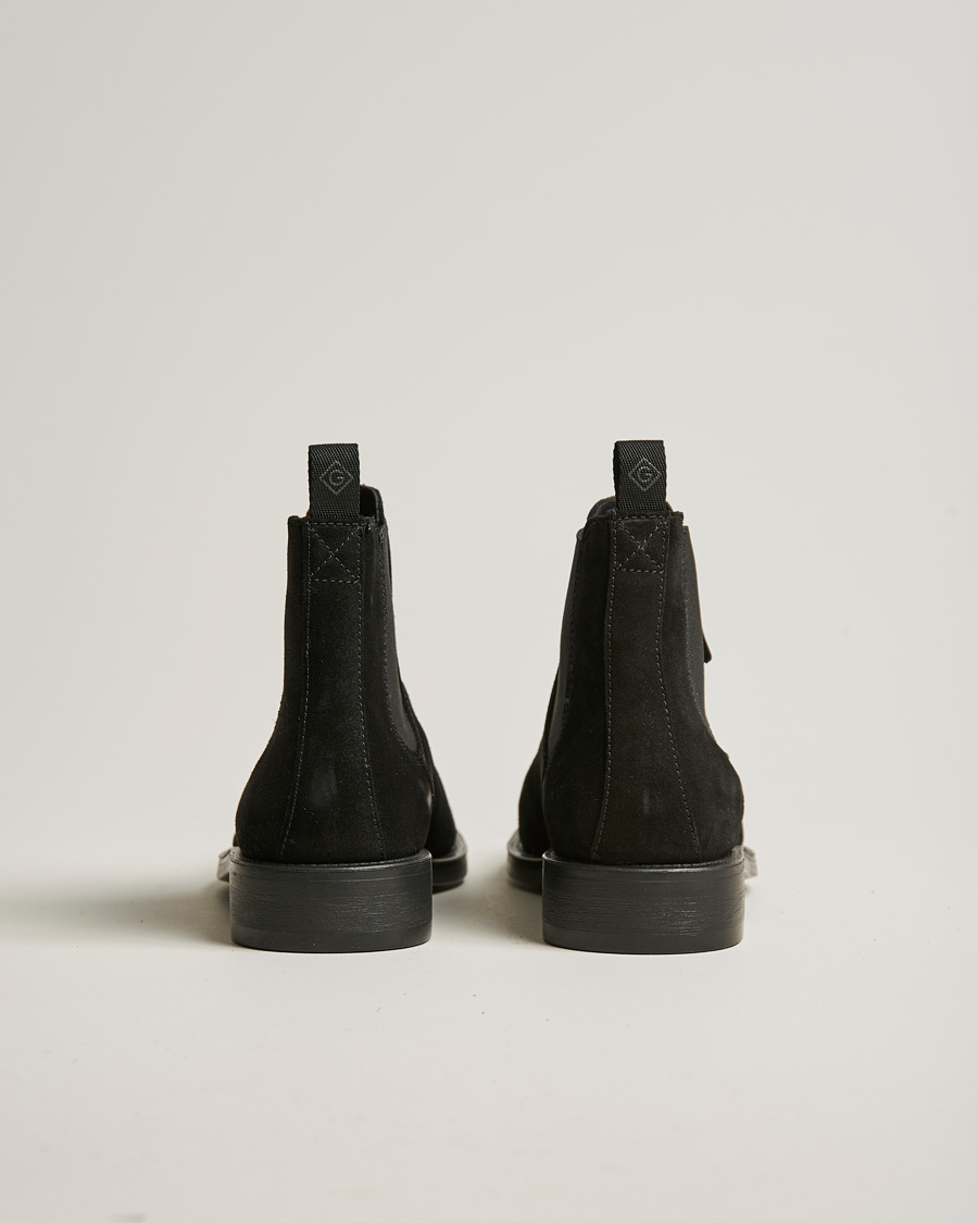 Heren | GANT Brockwill Suede Chelsea Boot Black | GANT | Brockwill Suede Chelsea Boot Black