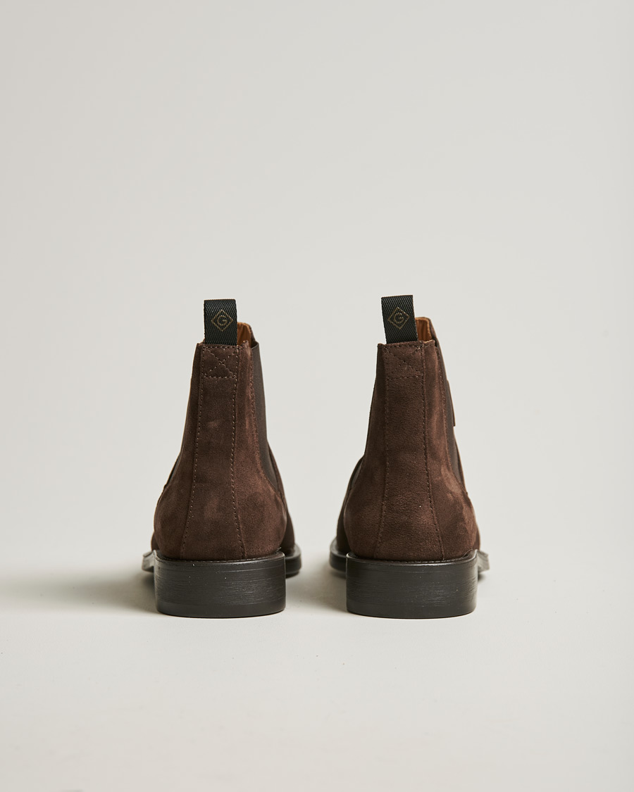 Heren | GANT Brockwill Suede Chelsea Boot Dark Brown | GANT | Brockwill Suede Chelsea Boot Dark Brown