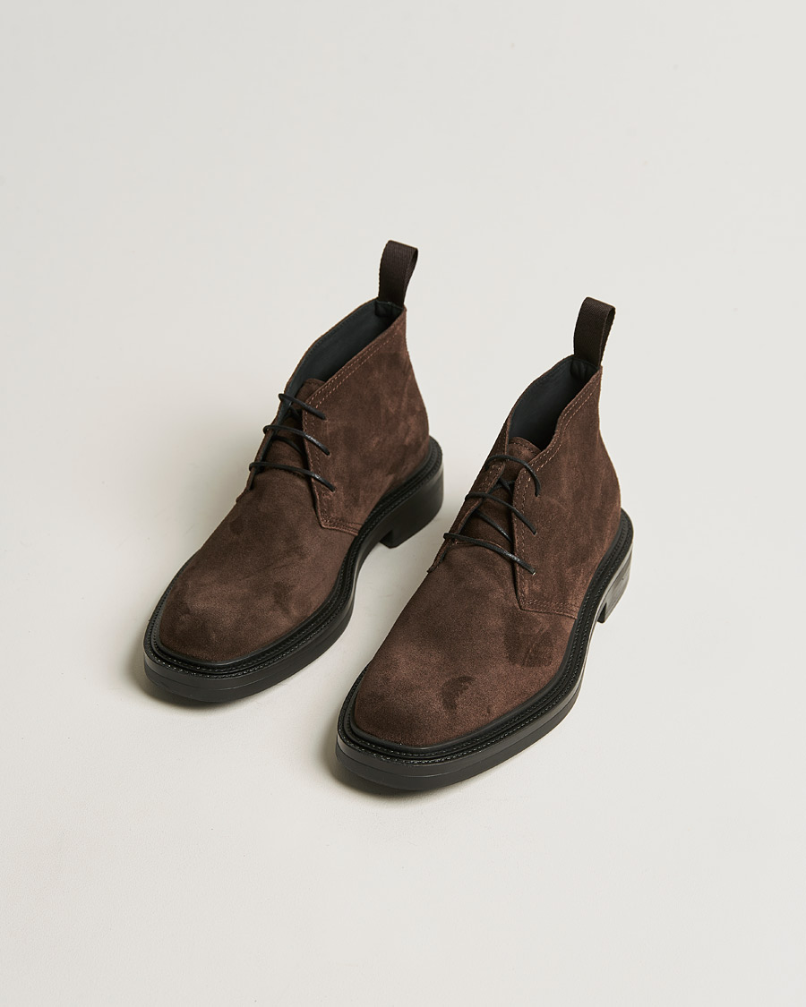 Heren | GANT Fairwyn Suede Chukka Boot Dark Brown | GANT | Fairwyn Suede Chukka Boot Dark Brown
