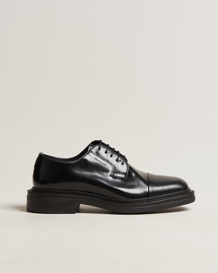 Heren | GANT Fairwyn Leather Low Lace Derby Black | GANT | Fairwyn Leather Low Lace Derby Black