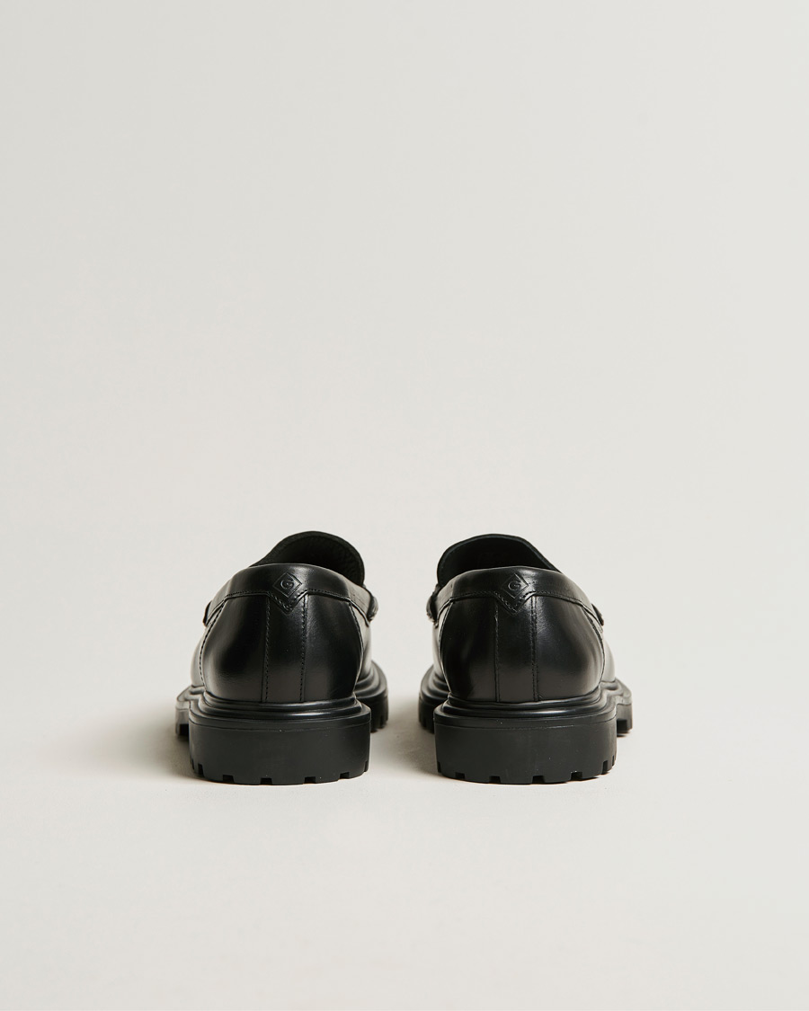 Heren | GANT Jackmote Leather Horsebit Loafer Black | GANT | Jackmote Leather Horsebit Loafer Black