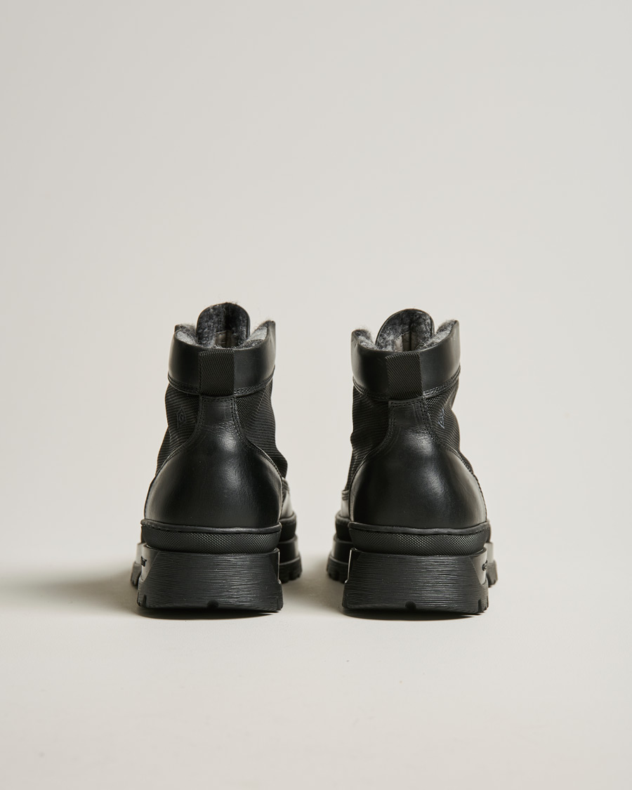 Heren | GANT St Grip Mid Lace Boot Black | GANT | St Grip Mid Lace Boot Black