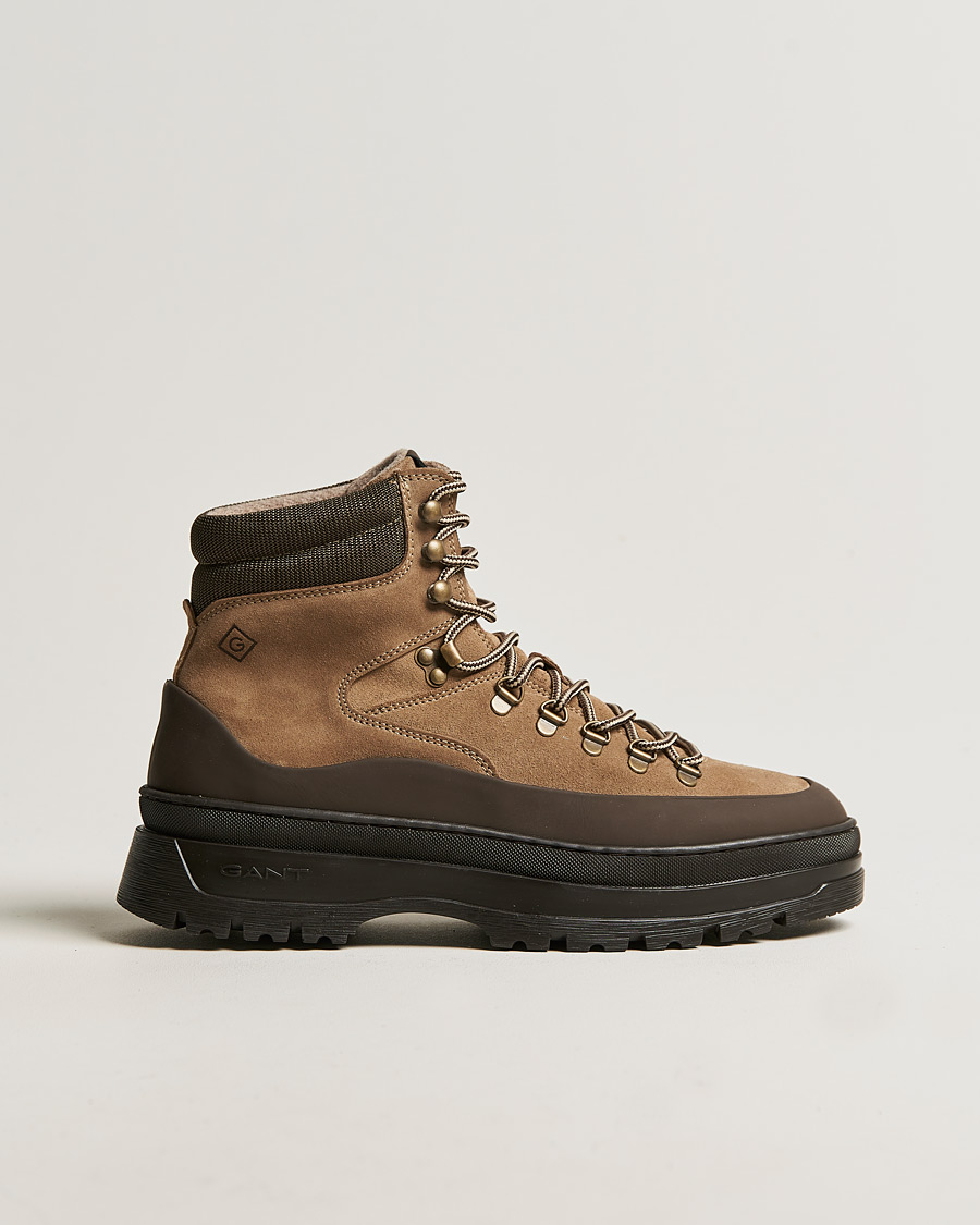 Heren | GANT St Grip Mid Lace Boot Taupe | GANT | St Grip Mid Lace Boot Taupe