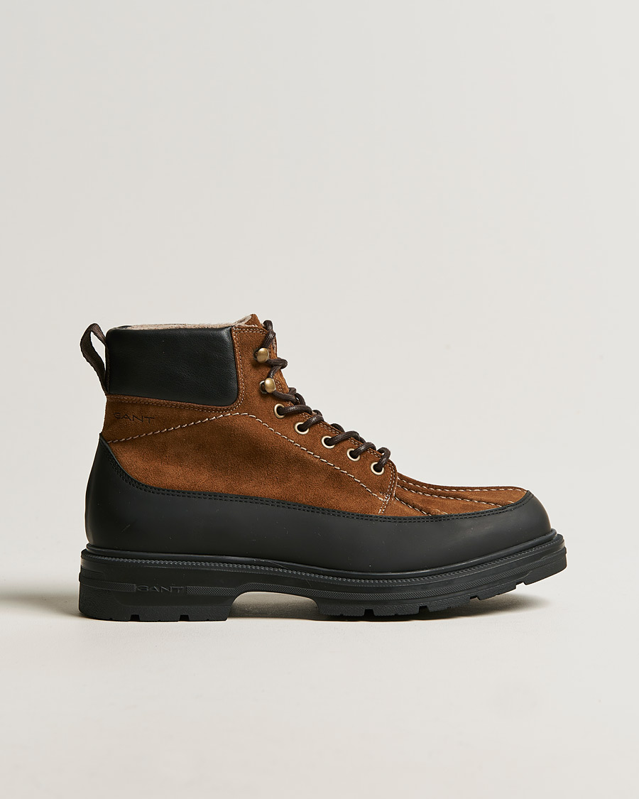 Heren | GANT Gretty Waterproof Mid Lace Boot Tobacco Brown | GANT | Gretty Waterproof Mid Lace Boot Tobacco Brown