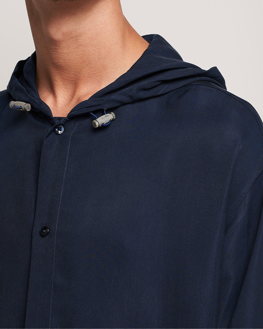 Heren | Jassen | Giorgio Armani | Hooded Lightweight Jacket Night Sky
