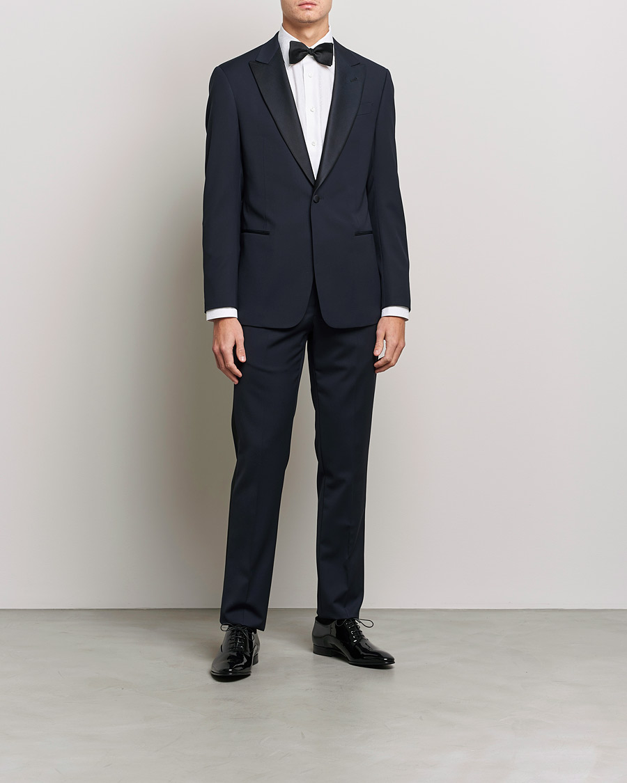 Heren | Pakken | Giorgio Armani | Peak Lapel Smoking Navy
