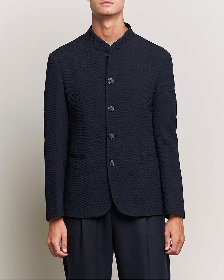 Heren | Blazers | Giorgio Armani | Chevron Guru Blazer Navy