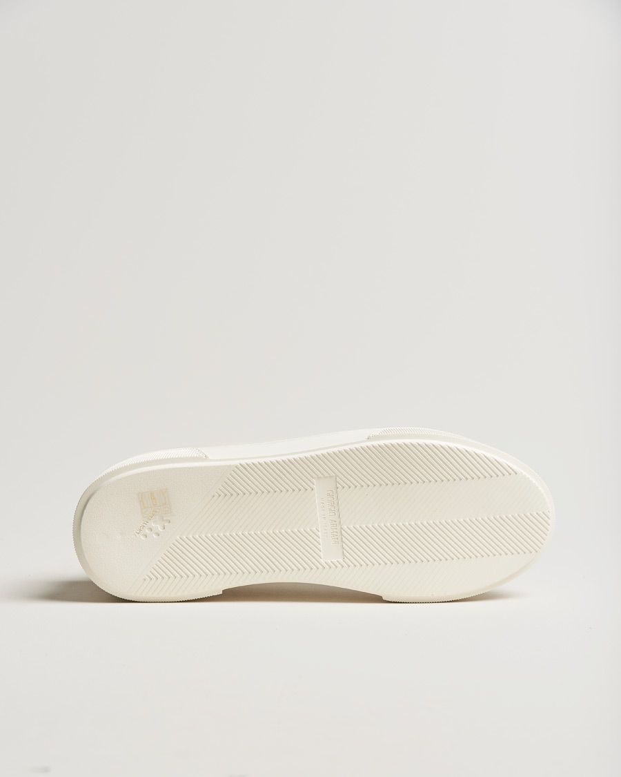 Heren | Giorgio Armani Plain Sneakers Off White | Giorgio Armani | Plain Sneakers Off White