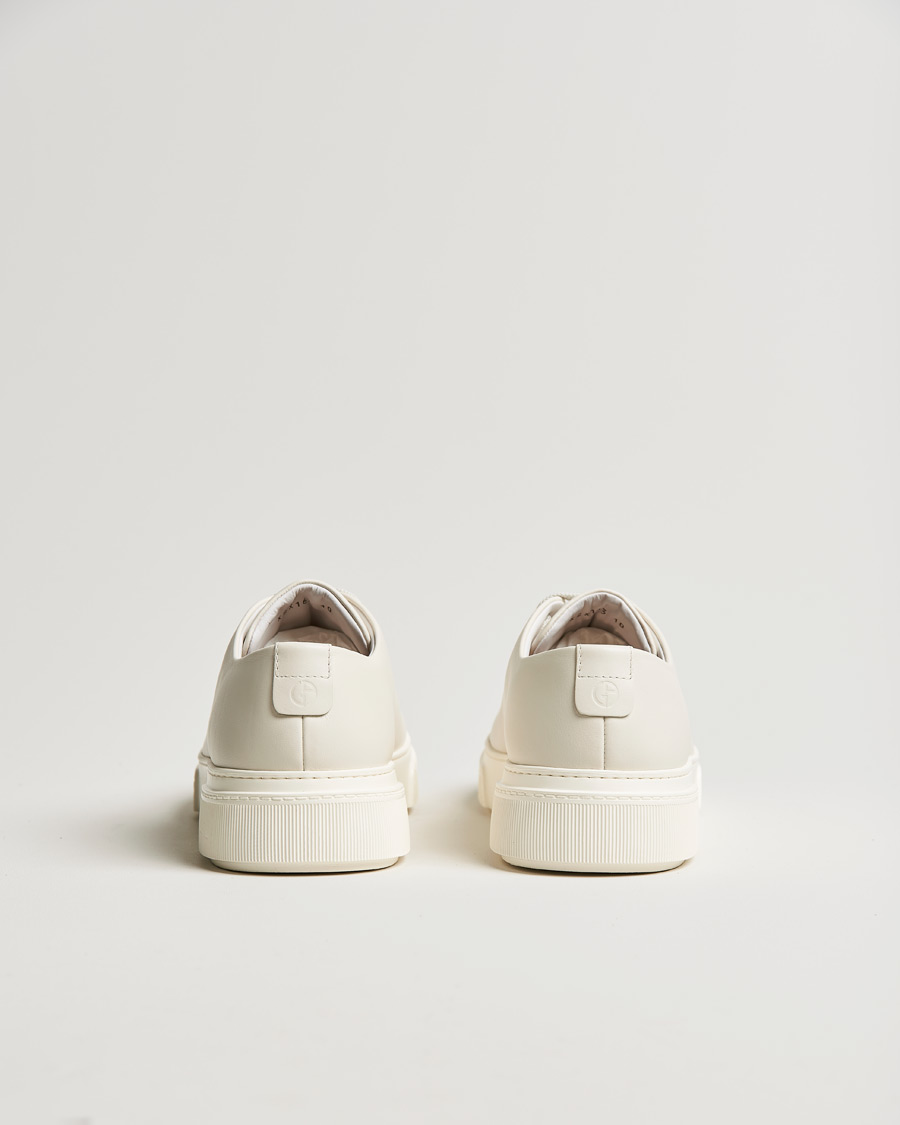 Heren | Giorgio Armani Plain Sneakers Off White | Giorgio Armani | Plain Sneakers Off White