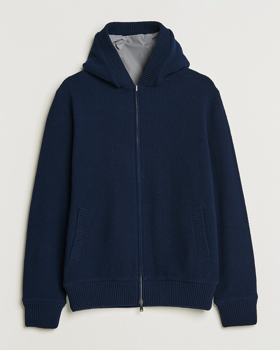 Heren | Jassen | Herno | Reversible Wool Bomber Jacket Navy