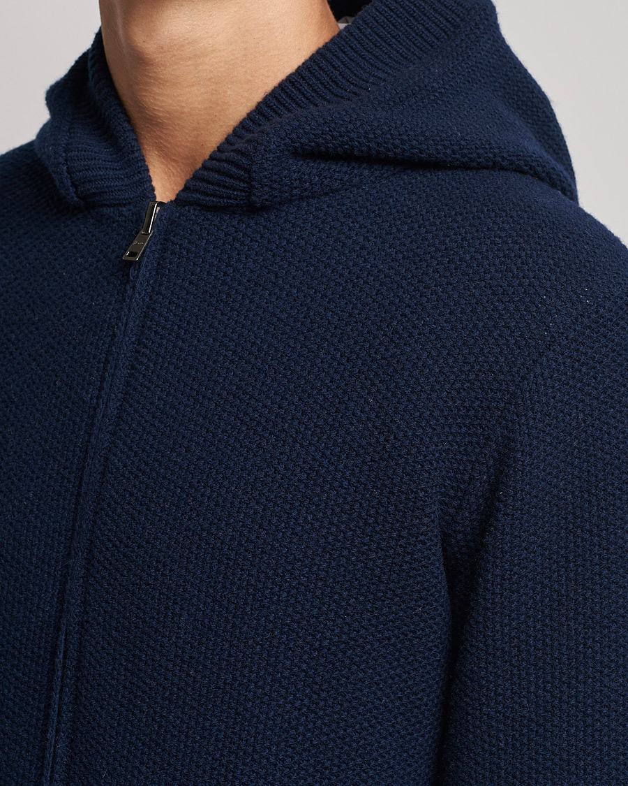 Heren | Jassen | Herno | Reversible Wool Bomber Jacket Navy